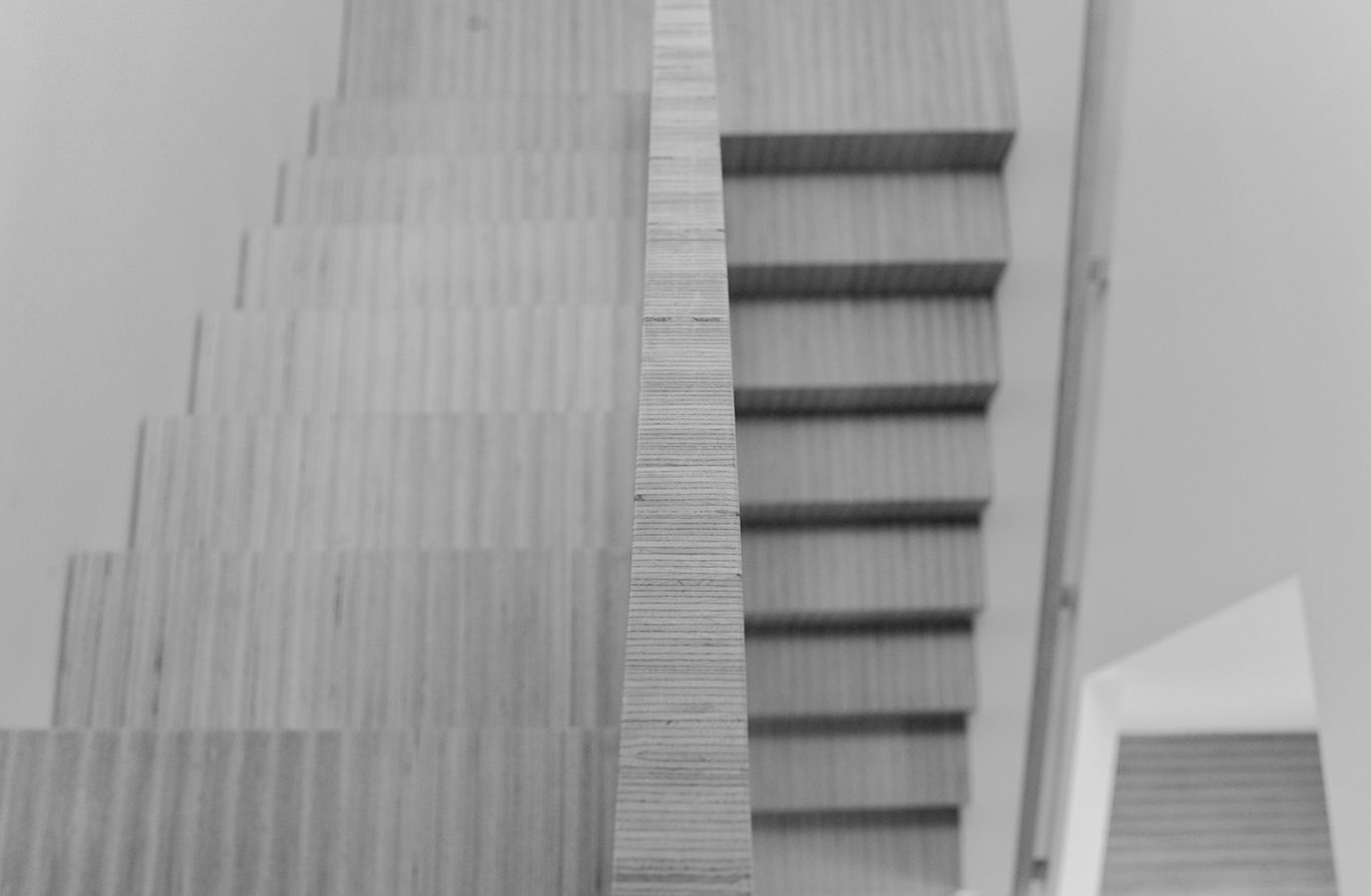 L'escalier en Baubuche